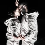 Paapa Essiedu as Tristan and Taylor Russell as Connie in The Effect. They are holding each other and dancing.