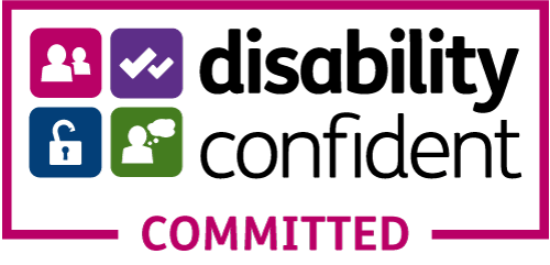 Disability Confident Committed Officially accredited logo